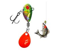Esche Spinner per la del Persico Trota,Esche Spinner con Amo | Accessori Per Per Fiume Spiaggia Acqua Ghiaccio Barca Lago Kayak Sopravvivenza Campeggio E Outdoor