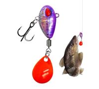 Esche Spinner per la del Persico Trota | Spinner Baits Per Acqua Salata Con Amo - Per Per Fiume Spiaggia Acqua Ghiaccio Barca Lago Kayak Sopravvivenza Campeggio E Outdoor