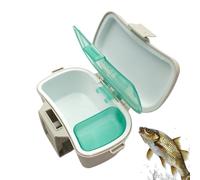 Esche Vive da - Scatola per Esche da Cintura per - Porta Esca isolata a Terra - per Barca, Kayak, Campeggio, Acquario per gamberetti, Sport all'Aria Aperta, Acqua salata e Acqua