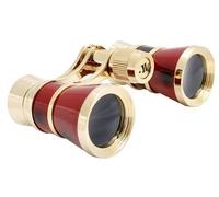 Eschenbach Binocolo da Teatro Glamour 3x25, borgogna | Elegante vetro da opera con immagine di alta qualità per visite al teatro, all'opera e ai concerti
