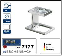 ESCHENBACH-Fadenzähler-Metall-Standlupe-8-fach-Linse-17, 6-mm-LINDNER 7177