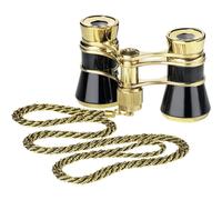 Eschenbach Binocolo da Teatro Opera glasses Glamour 3x25 black-gold con catenella