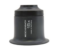 Eschenbach - Lente d'ingrandimento per orologiaio, realizzata in plastica ignifuga, lente in vetro rivestito Duplex per immagini nitide, prodotto in Germania (ingrandimento 15 - Diottrie 58)