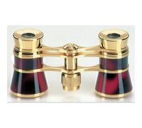 Eschenbach Occhiali da opera glamour 3x25 rosso bordeaux