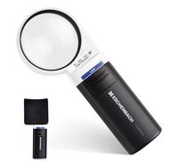 Lente dingrandimento portatile con illuminazione led ingrandimenti 4 x 60
