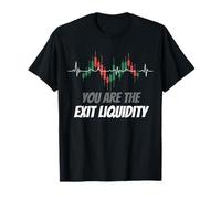 Esci da Liquidità Crypto Meme Divertente Trader Dicendo Maglietta