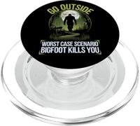 Esci nel peggiore dei casi Bigfoot ti uccide in campeggio PopSockets PopGrip per MagSafe
