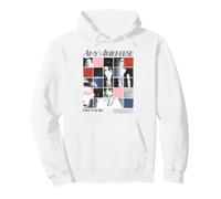 Esclusiva Amy Winehouse Back To Black Squares Felpa con Cappuccio