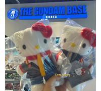 [ESCLUSIVA COREA] Peluche bambola Hello Kitty x Gundam Base - uniforme blu NU...