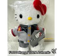 [ESCLUSIVA COREA] Peluche bambola Hello Kitty x Gundam Base - uniforme grigia...