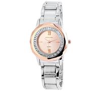 Esclusiva Excel lanc orologio phorkyra analog Roségoldfarben Strass colore argento