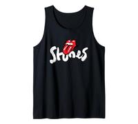 Esclusiva The Rolling Stones Brush Art Logo Classic Rock Canotta