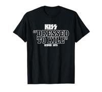 Esclusiva Ufficiale Kiss Dressed To Kill 1975 Maglietta