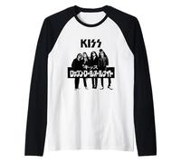 Esclusiva Ufficiale Kiss Dressed To Kill Maglia con Maniche Raglan