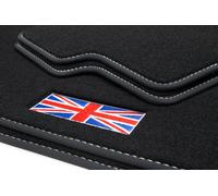 Esclusivi Tappetini Union Jack Adatti Per Mini 3 III 5 Porte F55 Anno 2014-