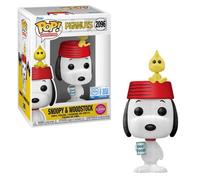 Snoopy & Woodstock Esclusivo Funko Pop! (Flocked)