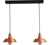 Esclusivo Luce a Sospensione Rame 2xE27 Ø25cm L:70cm Fatto Loft Pendelleuchte