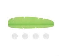 Esclusivo paraspruzzi per lavello da cucina, a forma di foglia di banana per una gestione dell'acqua senza sforzo durante la preparazione dei pasti (è verde)