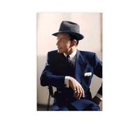 Esclusivo poster artistico classico del cantante Frank Sinatra, stile vintage, 3 poster su tela, decorazione per camera da letto, ufficio, camera da letto, regalo, 40 x 60 cm