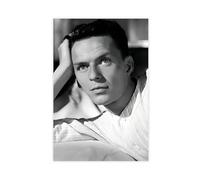 Esclusivo poster artistico classico del cantante Frank, Sinatra, vintage, ritratto poster, 1 poster su tela, decorazione per camera da letto, ufficio, camera da letto, regalo, 40 x 60 cm