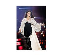 Esclusivo poster artistico classico della cantante Laura Pausini, elegante e senza tempo, 3 poster su tela, decorazione per camera da letto, ufficio, camera da letto, regalo, 20 x 30 cm