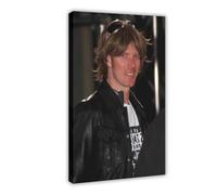 Esclusivo poster artistico con ritratto di Mickie Krause, cantante influente, stampa artistica da parete per soggiorno e camera da letto, 50 x 75 cm