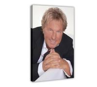 Esclusivo poster artistico da parete con ritratto del cantante tedesco Schlager Bernhard Brink 3 poster su tela, decorazione artistica da parete per soggiorno e camera da letto, 50 x 75 cm