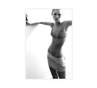 Esclusivo poster artistico iconico alla moda con musa Kate modello Moss, poster vintage su tela, decorazione artistica da parete per soggiorno e camera da letto, 30 x 45 cm