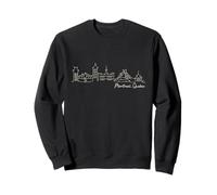 Esclusivo skyline della città di Montreal - Souvenir del Quebec, Canada Felpa