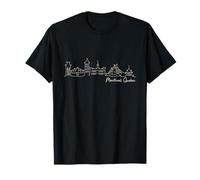 Esclusivo skyline della città di Montreal - Souvenir del Quebec, Canada Maglietta