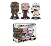 Esclusivo Star Wars 3 Pack Pop Figure 3.75" Funko TARFULL, Emperor, Utapau Clone