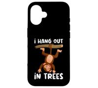 Esco a Trees Monkey Custodia per iPhone 16