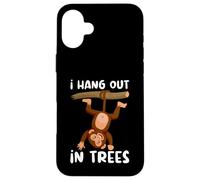 Esco a Trees Monkey Custodia per iPhone 16 Plus