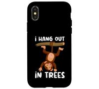 Esco a Trees Monkey Custodia per iPhone X/XS