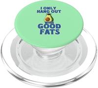 Esco solo con buoni grassi Avocado divertente PopSockets PopGrip per MagSafe