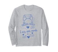 Esco Solo con Nerd, G iocatori, Umorismo Scientifico Maglia a Manica