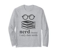 Esco Solo con Nerd, G iocatori, Umorismo Scientifico Maglia a Manica