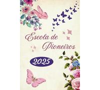 Escola de Pioneiros JW 2025: Caderno de notas para Testemunhas de Jeová - Presente para Pioneira - Flores e borboletas