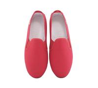 escoolers E55 - Scarpa Kung-Fu in tela e chiusura con elastici. Leggero e confortevole con suola in gomma flessibile. Prodotto in Spagna., rosso, 35 EU