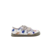 escoolers - Scarpe sportive in tela adatte per ragazze e bambini - molto comode di facile apertura con velcros - Made in Spagna., Stampa Dinosauri, 25 EU
