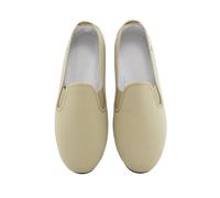 escoolers Sneaker Kung-Fu in Tela e Chiusura con Elastici - Leggera e Confortevole con Suola in Gomma Flessibile - Made in Spain., tostato, 45 EU