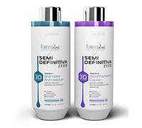 ESCOVA SEMI DEFINITIVA 3D POWER SYSTEM - Kit (shampoo+cheratina)