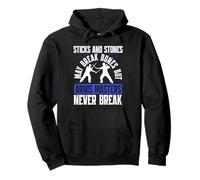 Escrima Arti Marziali Arnis Masters Never Break Felpa con Cappuccio
