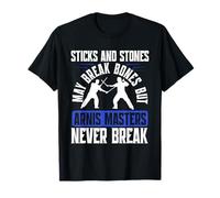 Escrima Arti Marziali Arnis Masters Never Break Maglietta