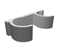 Escrima Sticks Holder 28mm - Wall Mount Bracket for Martial Arts Equipment