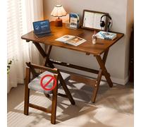 Escritorio pequeño para casa for computer 60/80/100 cm Scrivania for ufficio domestico Facile da piegare Stile country Ideale for Camera da Letto e Ufficio Piccoli Spazi(100x50cm/39x20in)