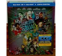 Escuadrón Suicida Suicide Squad Steelbook Blu-Ray 3D + Blu-Ray Nuovo Sigillato