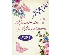 Escuela de Precursores JW 2025: Cuaderno para los Testigos de Jehová - Regalo Precursor - Flores y mariposas