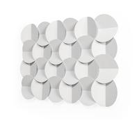 ESCULTURA 72X3X49 METAL BLANCO