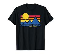 Escursione Camino Rock NC Gorge Retro Blue Ridge Mountains Escursionismo Maglietta